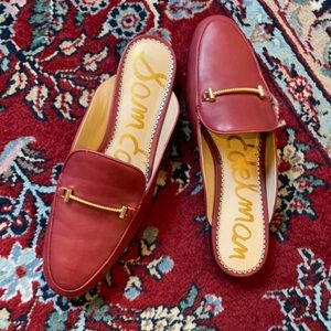 Sam Edelman Red Loafers